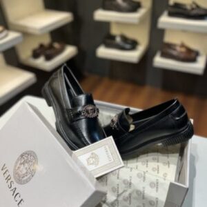 Versace Logo black loafer V 601