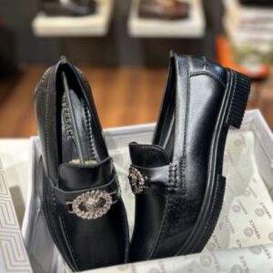Versace Logo black loafer V 601