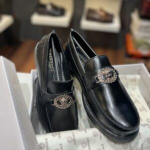 Versace Logo black loafer V 601
