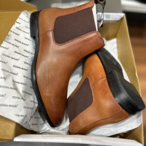 Donn-Marc 100% Geniune leather Chelsea Boot Tan 085