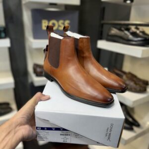 Donn-Marc 100% Geniune leather Chelsea Boot Tan 085