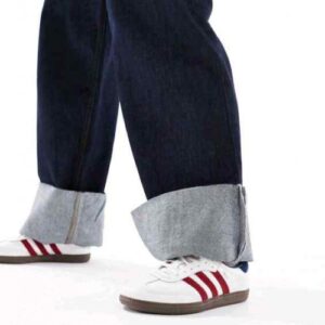 Adidass Samba OG Core White Victory Red