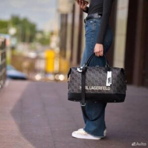 Karl Lagerfeld KIkonik 2.0 Logo Large Duffle bag