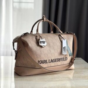 Karl Lagerfeld KIkonik 2.0 Logo Large Tote bag beige