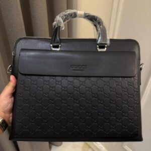 GUCC.I BLACK PREMIUM CLASSIC LAPTOP BAG