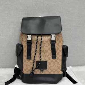 Coach_CB_Apricot-Black_Rivington_ColorBlock_Unisex_Backpack_With_DustCover