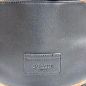 Coac_h Signature Canvas Flap Backpack With Dust Bag (Apricot)