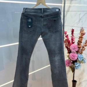 Emporio Arman i Grey Shade Boot Cut Premium Imported Stretchable Lycra Fabric Denim with Patch Design 3717