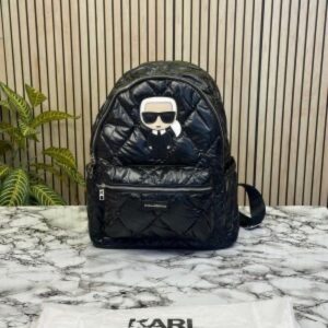 KARL LAGERFELD PREMIUM BAGPACK BIG SIZE (BLACK) 9067
