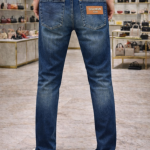 Balmai n Paris Imported Dark Blue Super Premium Denim Jeans F3005-B3