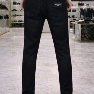 Balmai n Paris Imported Black Super Premium Denim Jeans F3005-BL