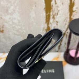 Celine Premium Tri-fold Wallet With Original Box (Brown 9094-2)