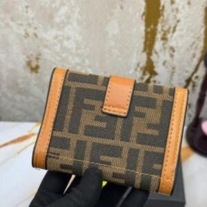 Fendi_Zucca_Print_Premium_Tri-Fold_Wallet_(9983-2_Caramel)